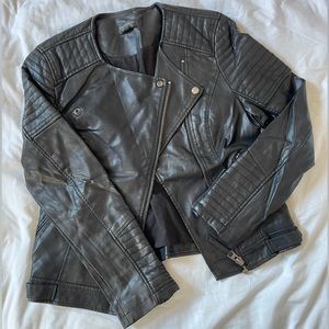 Topshop Vegan Leather Jacket
